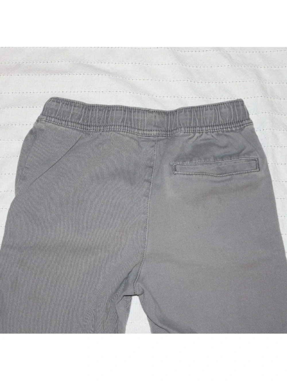 Wonder Nation Boys Pull-On Pants Size 8 Gray Straight Leg Casual